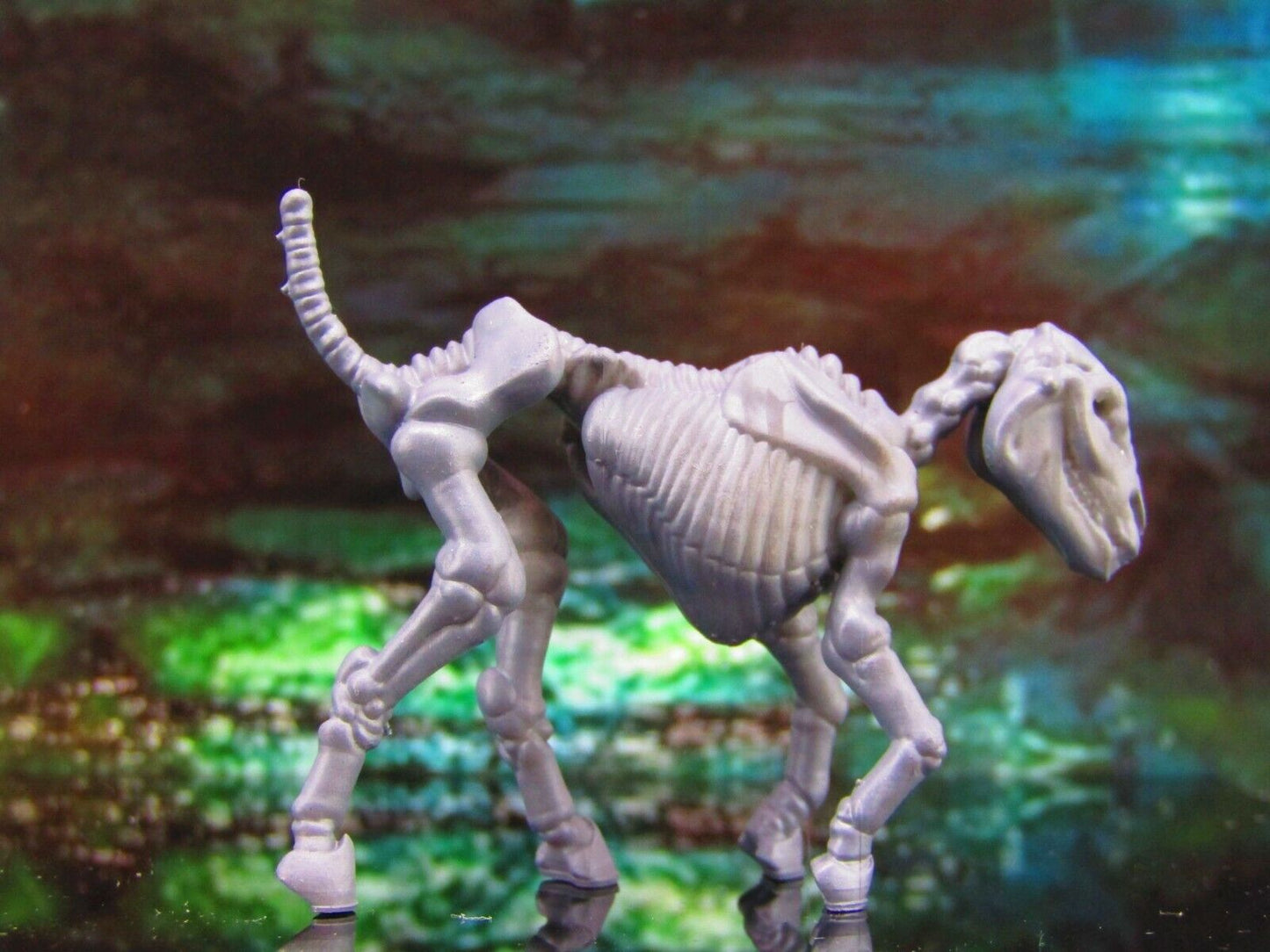 Undead Skeletal Skeleton Horse Pose A Mini Miniature Model Character Figure