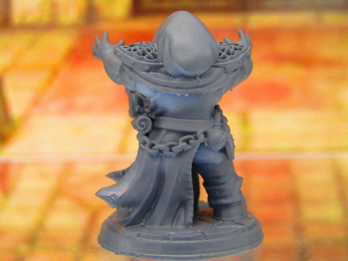 Kamli the Summoner Wizard Sorcerer Dark Magician Dwarf Mini Miniature 3D Print