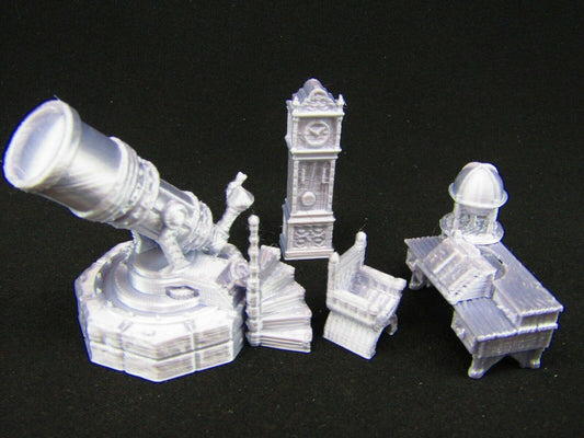 Star Gazers 7pc Set Scatter Terrain Scenery 3D Printed Mini Miniature Model