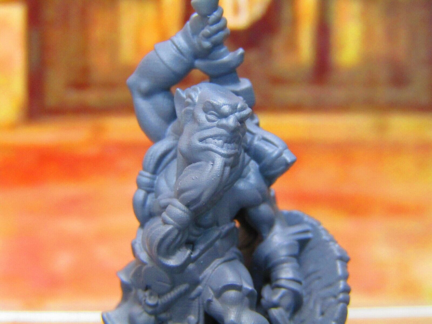 Goblin Fighter Warrior Soldier w/ Sword Mini Miniature Figure 3D Printed Model