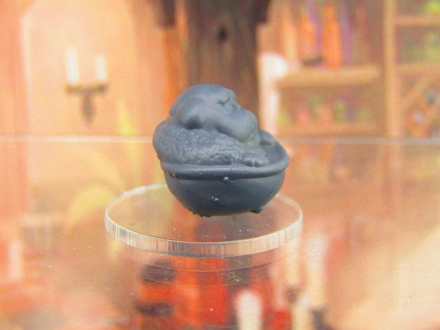 Pug Dog in a Tub Companion Pet Familiar Mini Miniature Figure 3D Printed Model