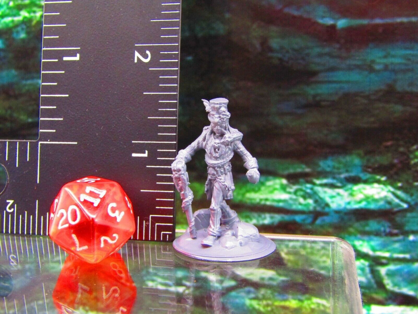 Voodoo Priest Witch Doctor Pose C Mini Miniature Figure 3D Printed Model 28/32mm