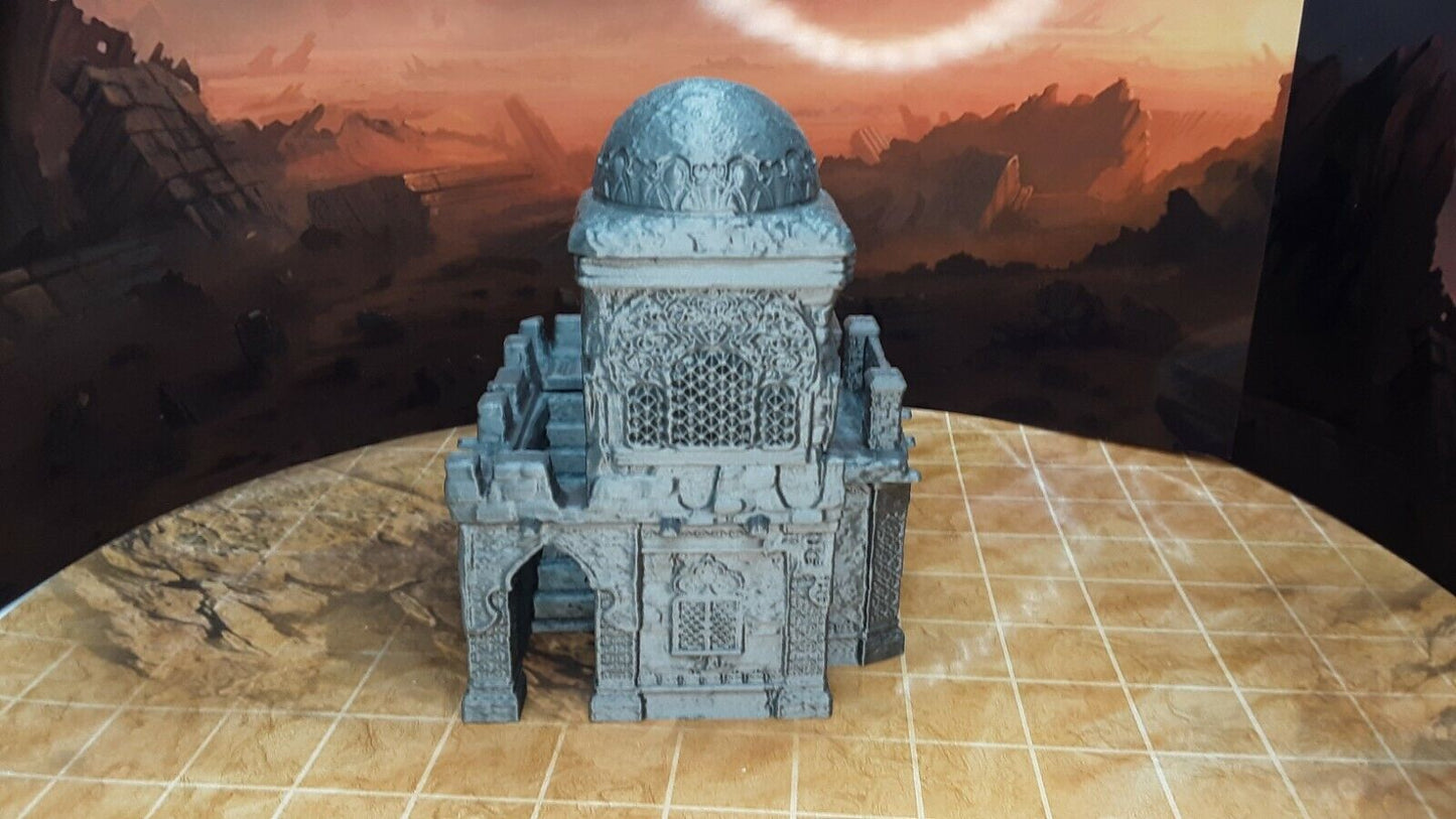 2 Floor Domed Roof Desert House Removable Floors Scatter Terrain Scenery