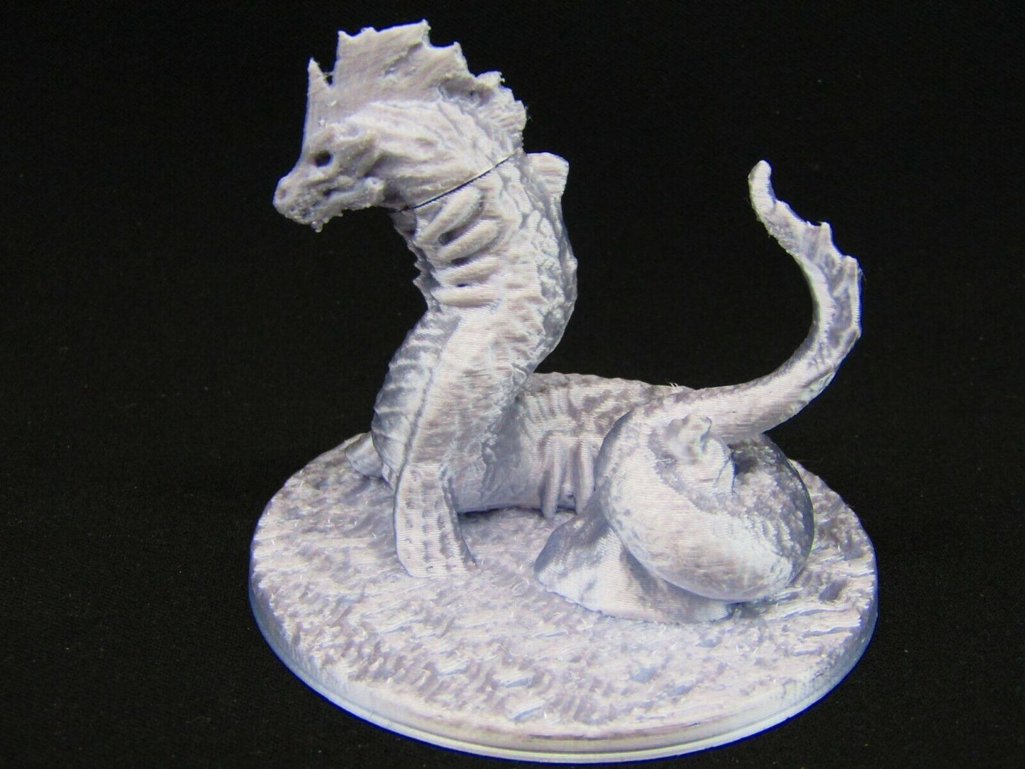 Undead Sea Serpant Mini Miniature Figure 3D Printed Model 28/32mm Scale RPG