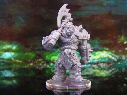 Orc Guard Soldier With Axe  Mini Miniature Model Character Figure