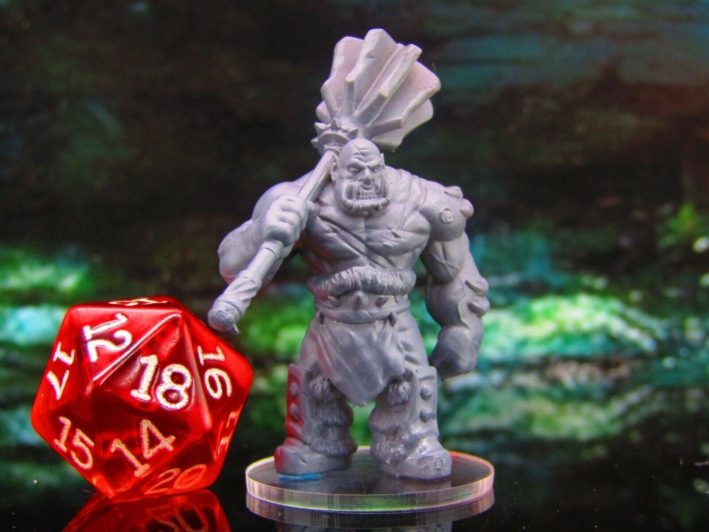 Orc Guard Soldier With Mace Mini Miniature Model Character Figure