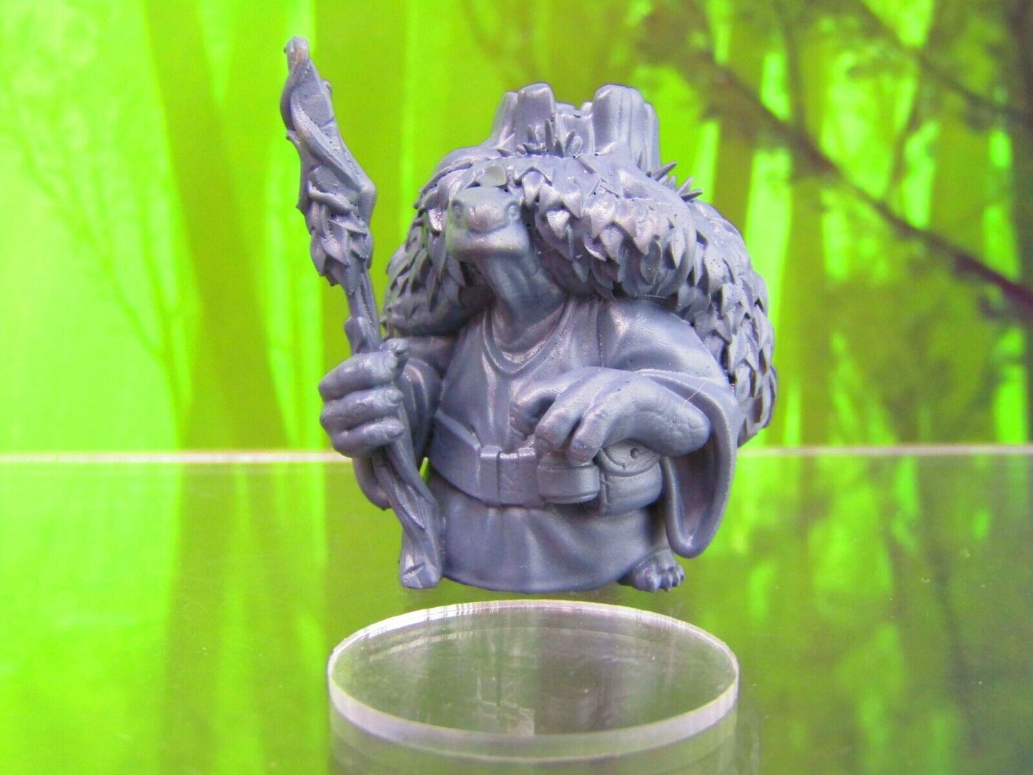 Tortle Druid Turtle Man Mini Miniature Figure 3D Printed Model 28/32mm Scale