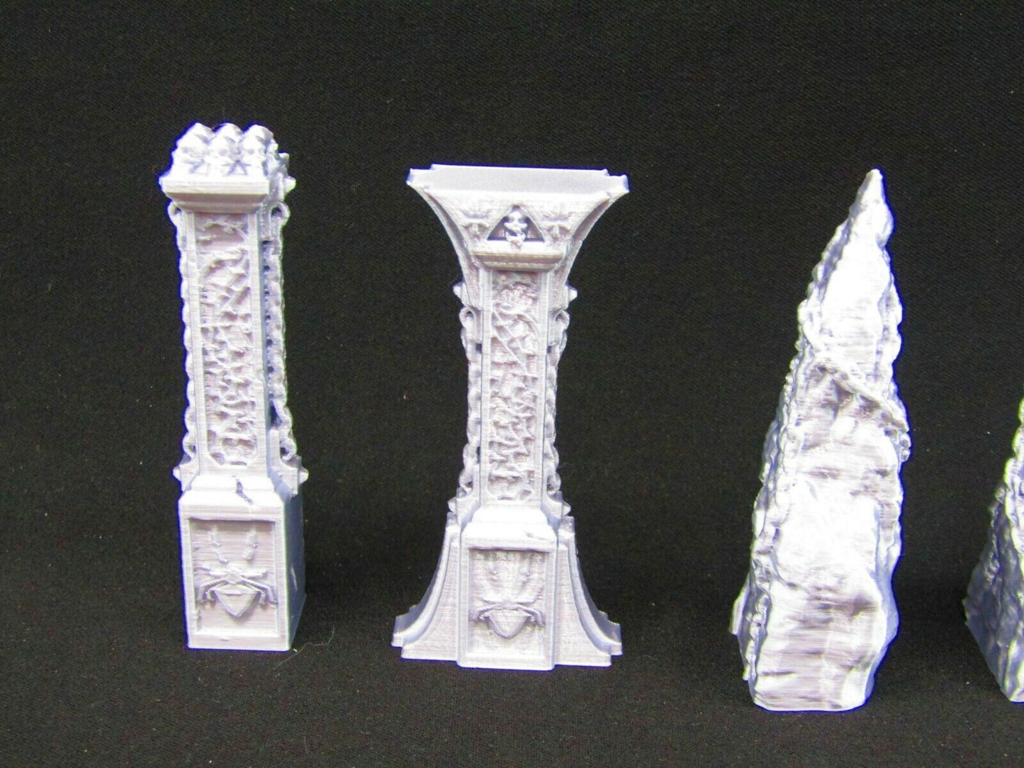 12pc Various Dungeon Pillars Set Scatter Terrain Scenery 3D Printed Mini