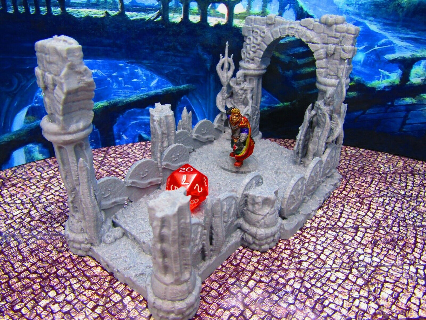 Merfolk Mermaid Deep Sea Hall Walk of Champions Scenery Scatter Terrain Props