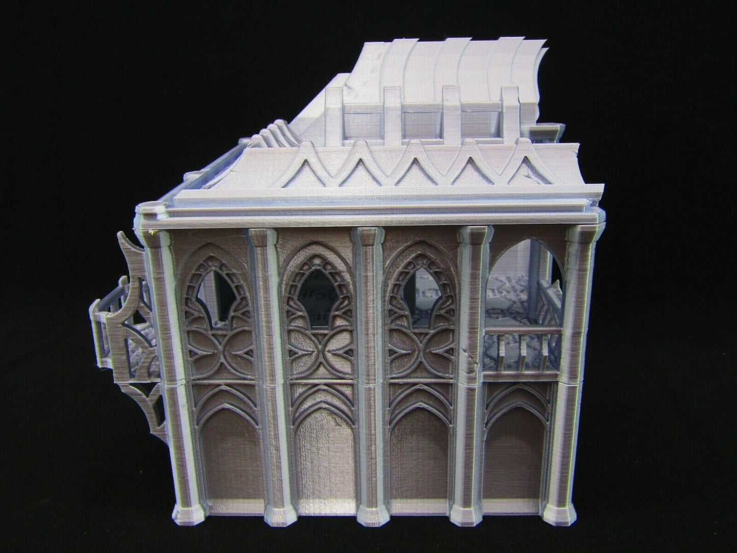 Dark Elf Nobles House Mansion Scatter Terrain Scenery 3D Printed Mini Miniature