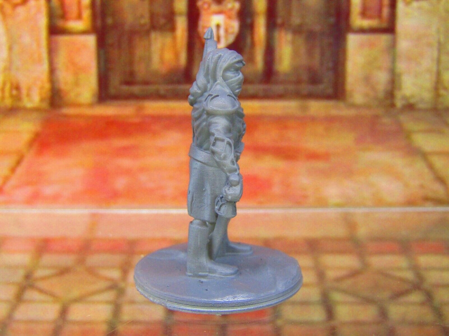 Dark Elf Scout Rogue Thief w/ Crossbow and Shortsword Mini Miniature Figure 3D