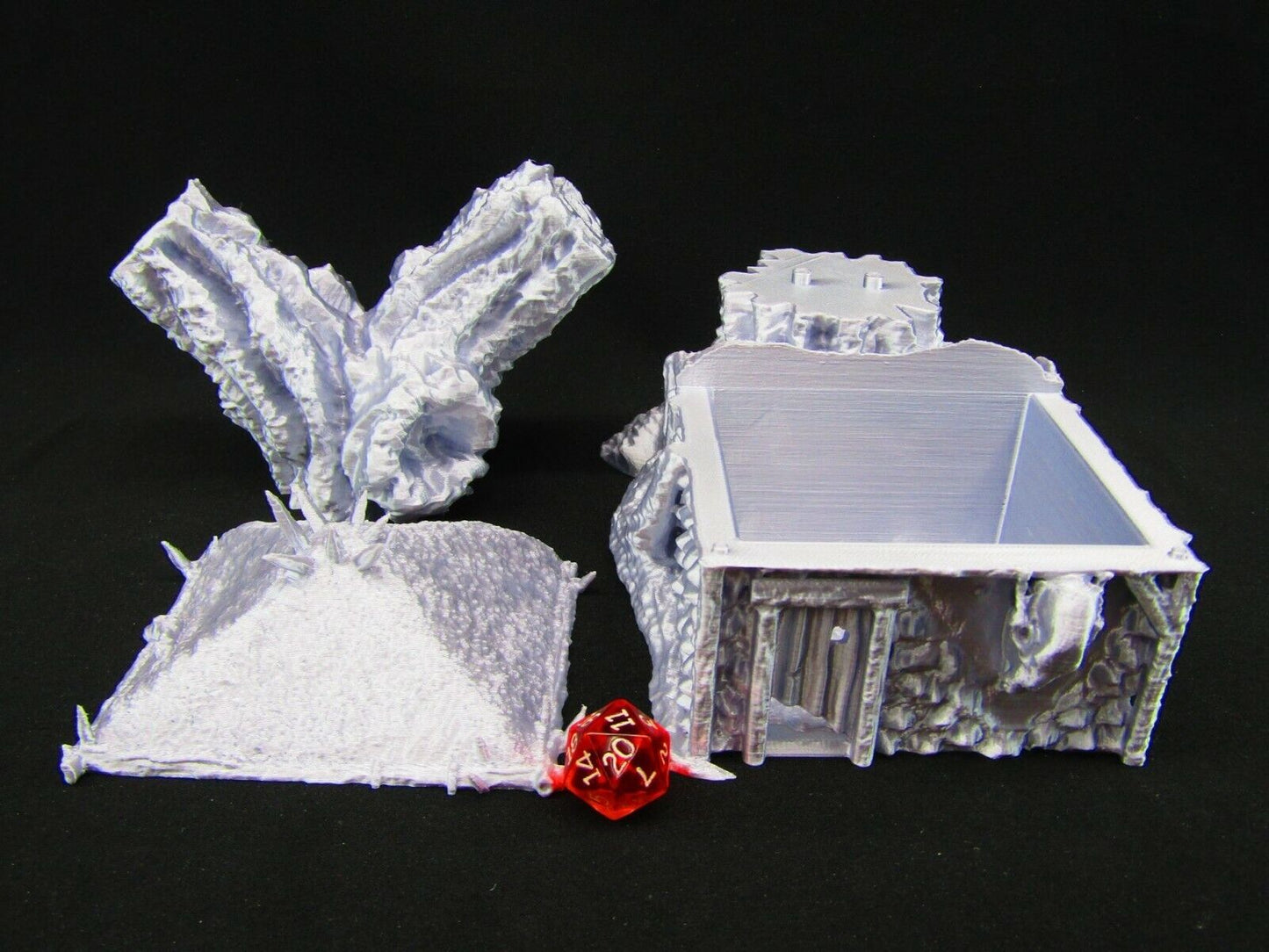 Tree Hut House Scatter Terrain Scenery 3D Printed Mini Miniature Model 28/32mm