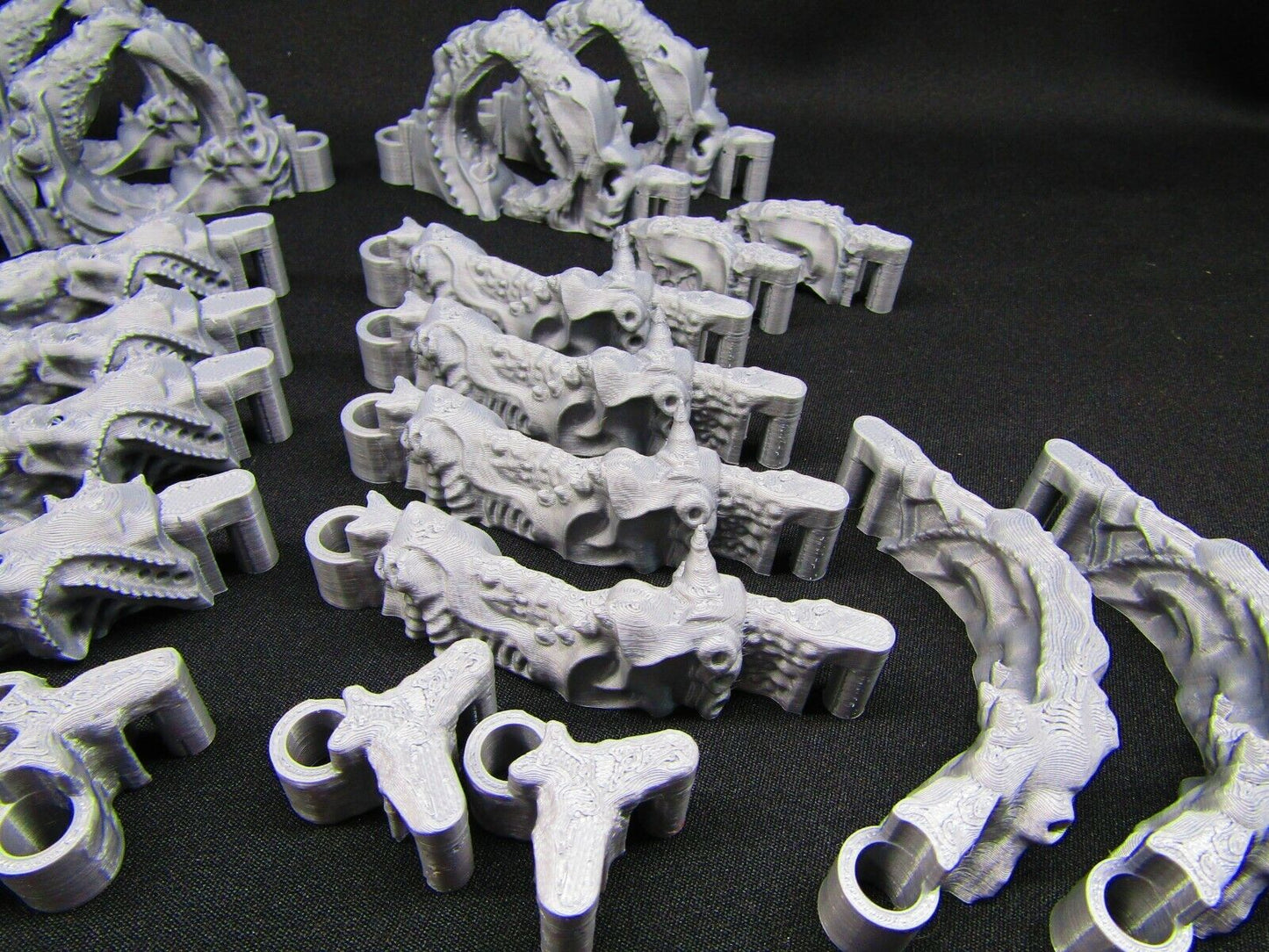 24 Piece Organic Hive DungeonSticks Map Building Wall Tile Set Scenery Terrain