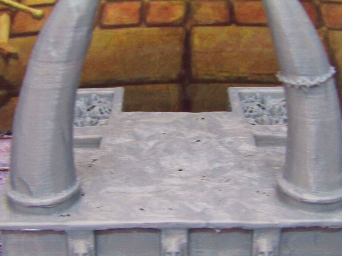 Cultists Sacrificial Torture Altar Stage w/ Bone & Blood Scenery Scatter Terrain