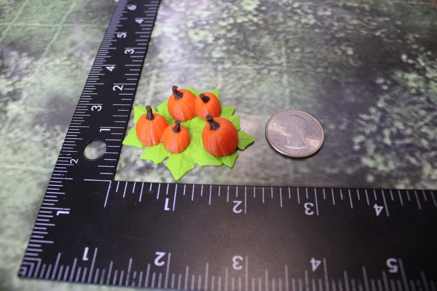 24pc Color Fall Pumpkin Farm Haystacks Autumn Set Decoration Mini Miniature