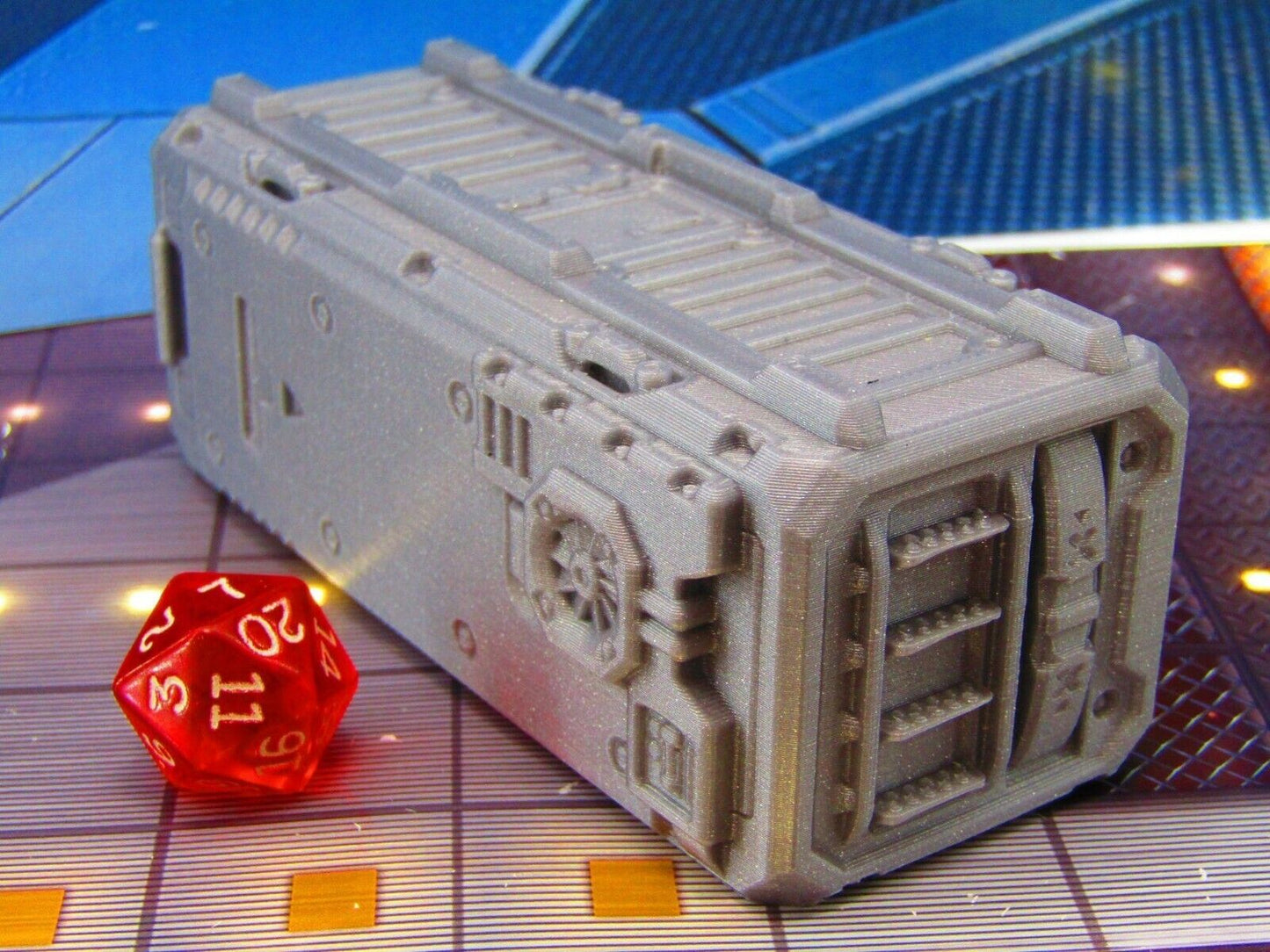 Shipping Container Dock Cargo Scenery Scatter Terrain 3D Printed Model 28/32mm