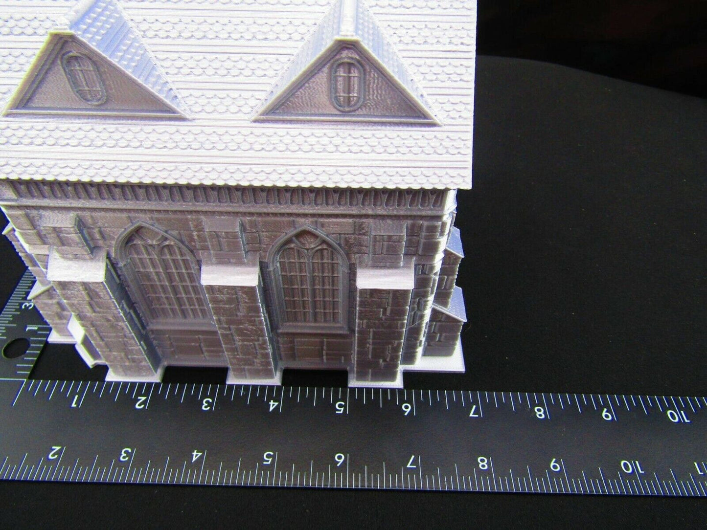 Creepy Gothic Church for Graveyard / Cemetary Scatter Terrain Scenery 3D Print