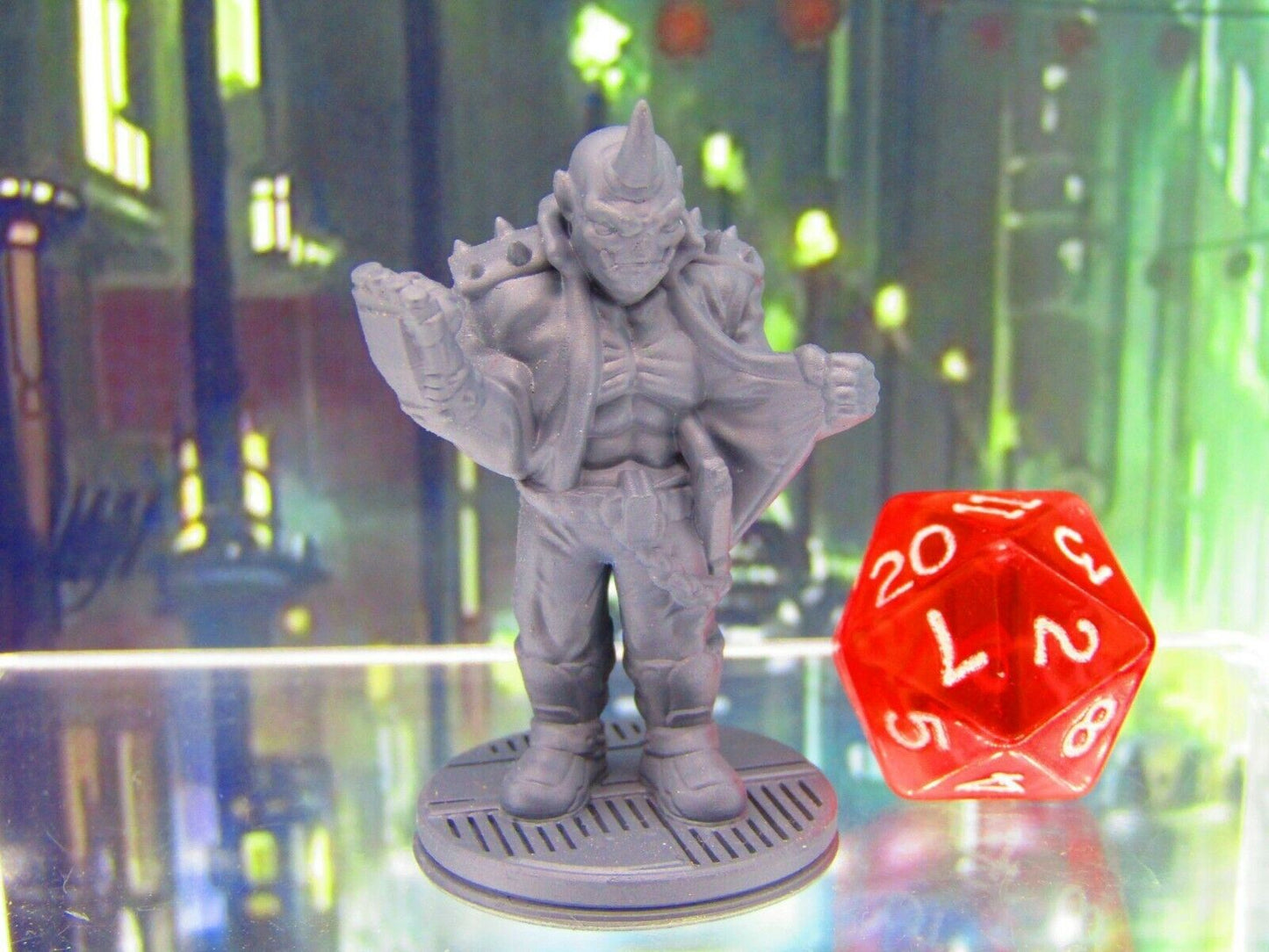Alien Space Gang Bully Street Thug Mini Miniature Figure 3D Printed Model Sci Fi