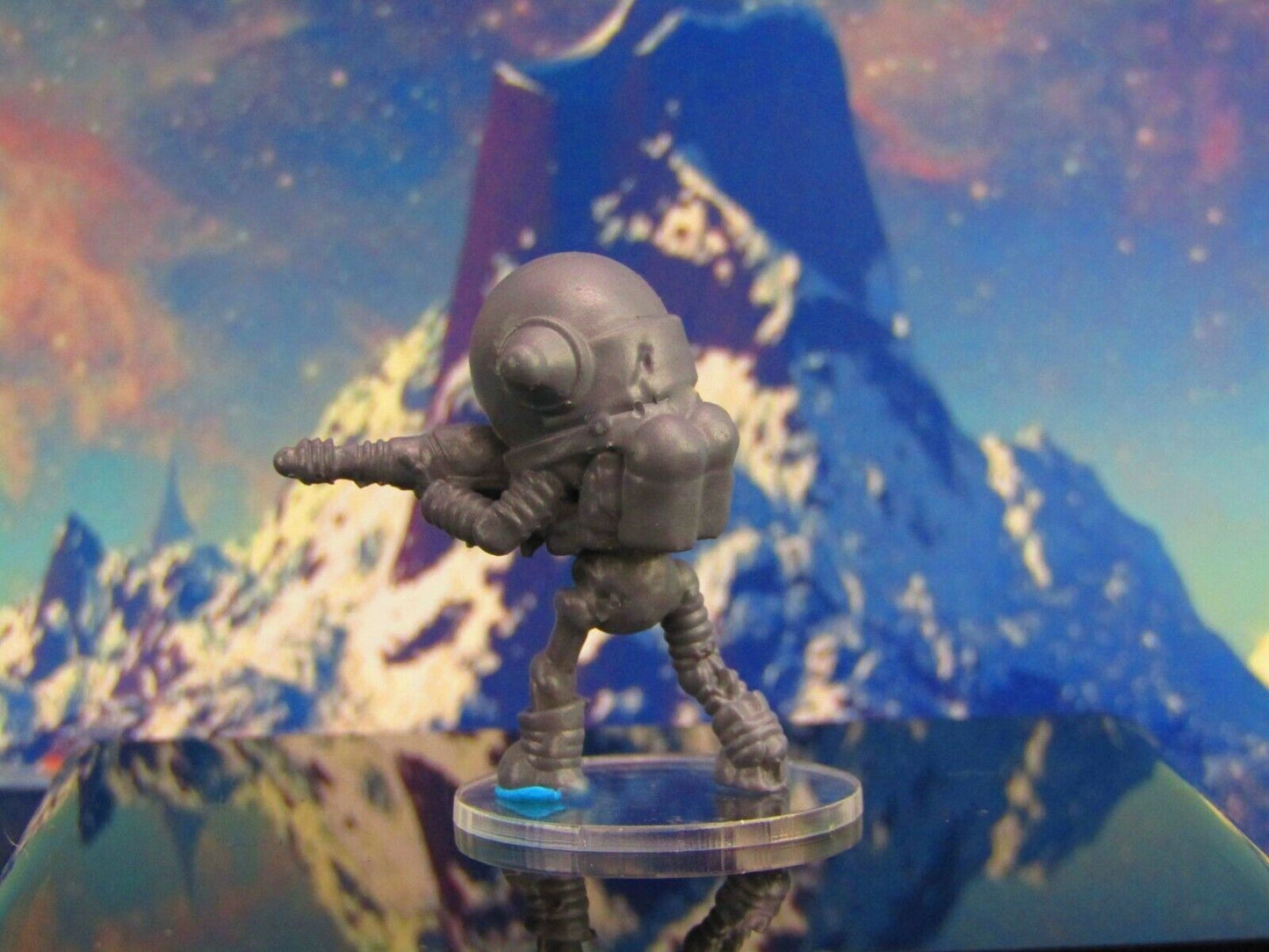 Skeletal Zeta Alien Invader C Mini Miniature Model Character Figure
