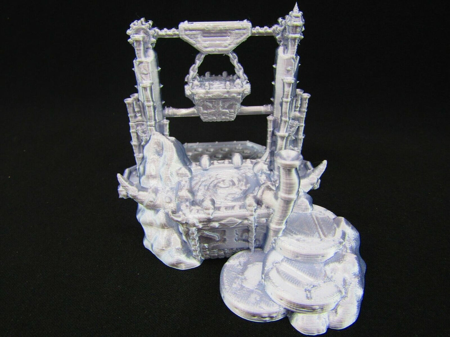 Smelting Iron Works Foundry and Furnace Scatter Terrain Scenery 3D Printed