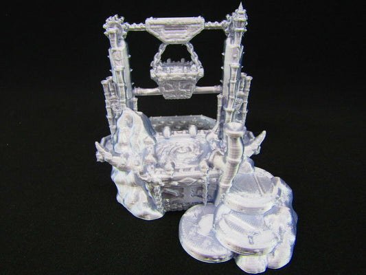 Smelting Iron Works Foundry and Furnace Scatter Terrain Scenery 3D Printed