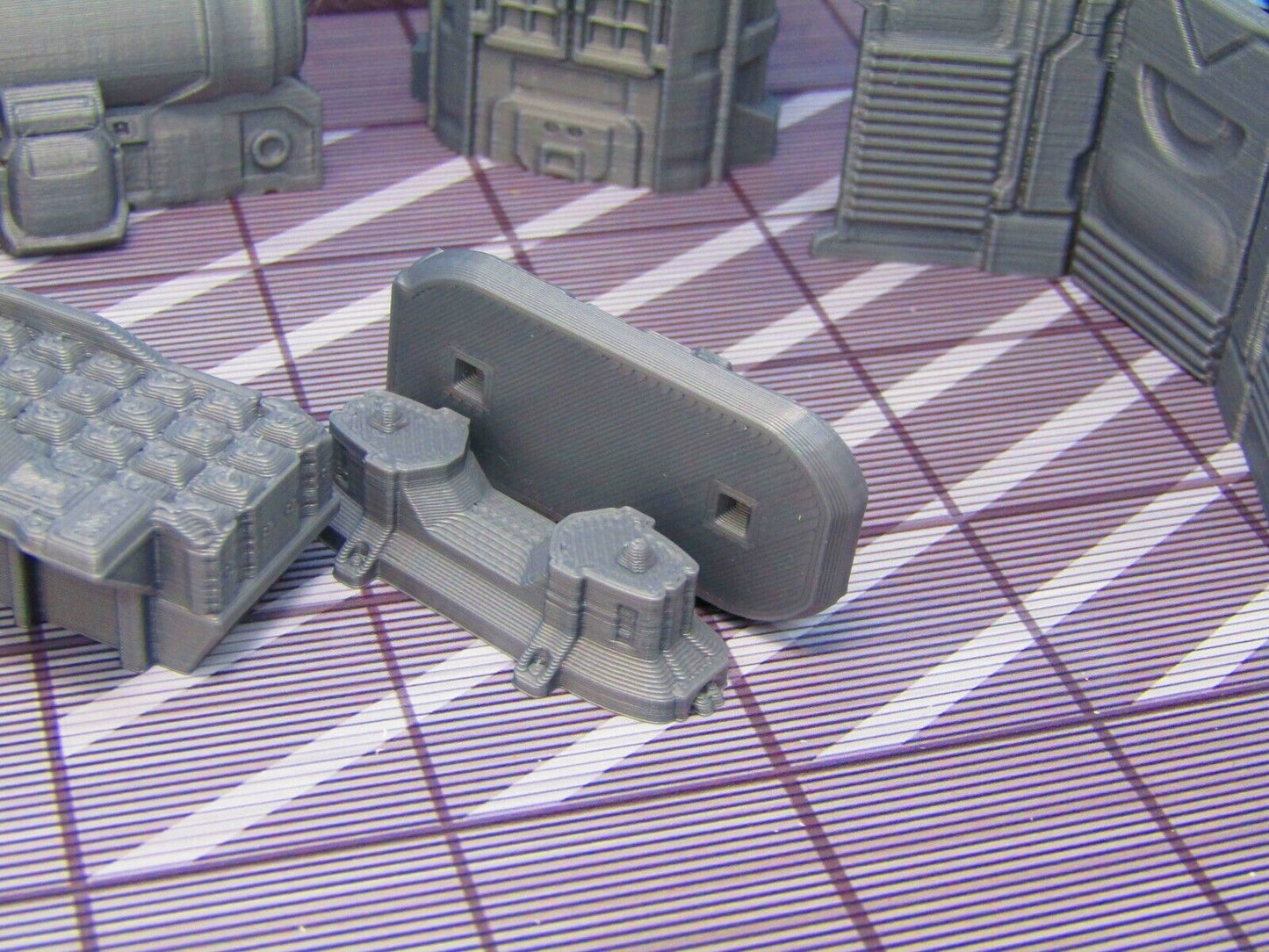 6 pc Doctor's Medical Med Bay Miniature Scatter Terrain Scenery 3D Printed 28/32