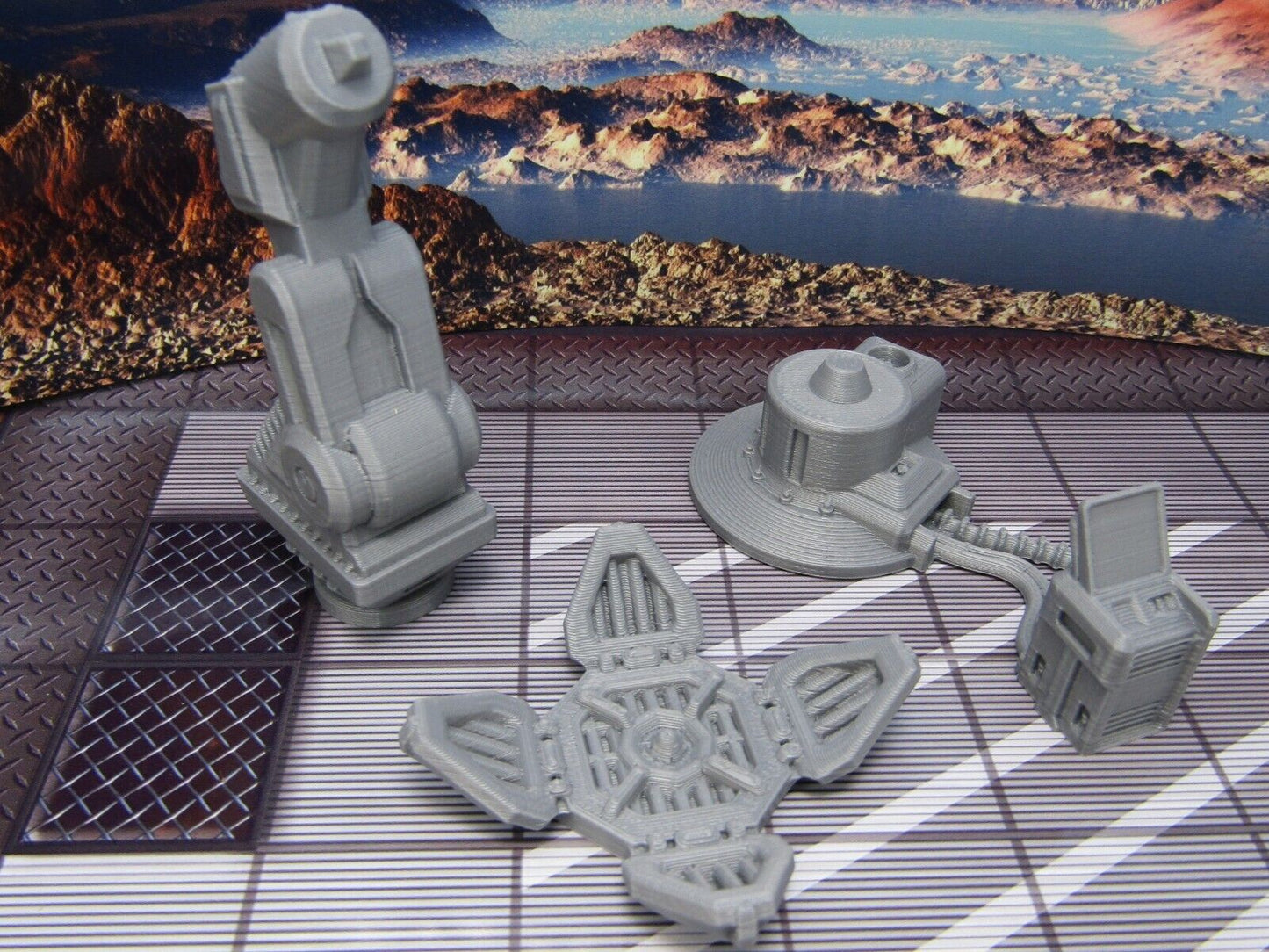 Com Tower Radio Beacon Post Scatter Terrain Scenery Miniature 3D Printed Model