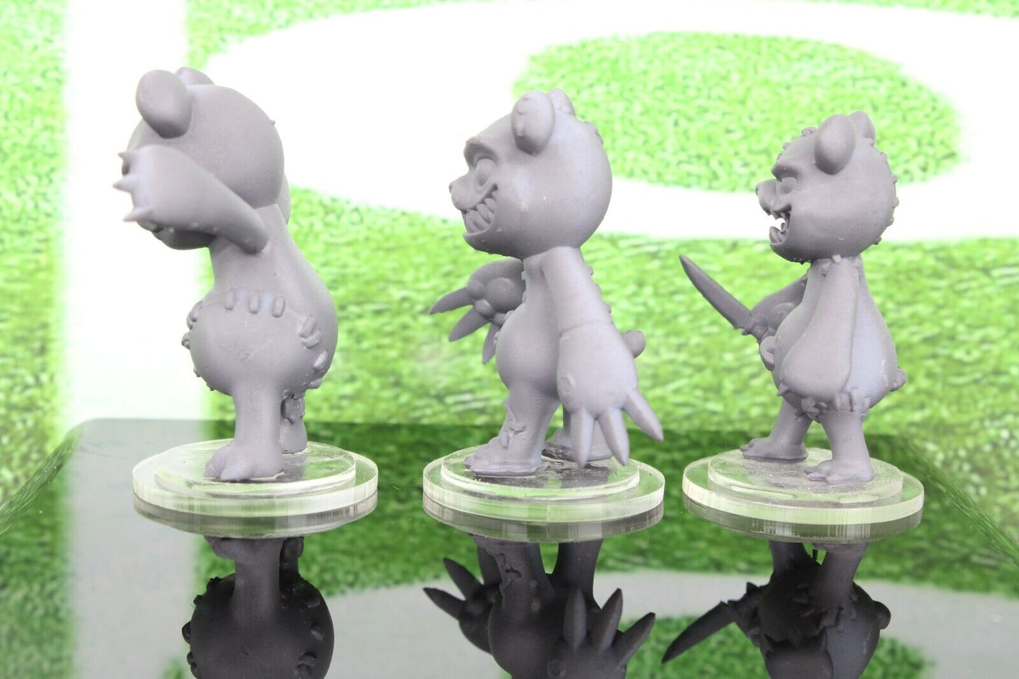 3pc Bears Star Players BB Mini Miniature Player Blood Fantasy Football Bowl BB
