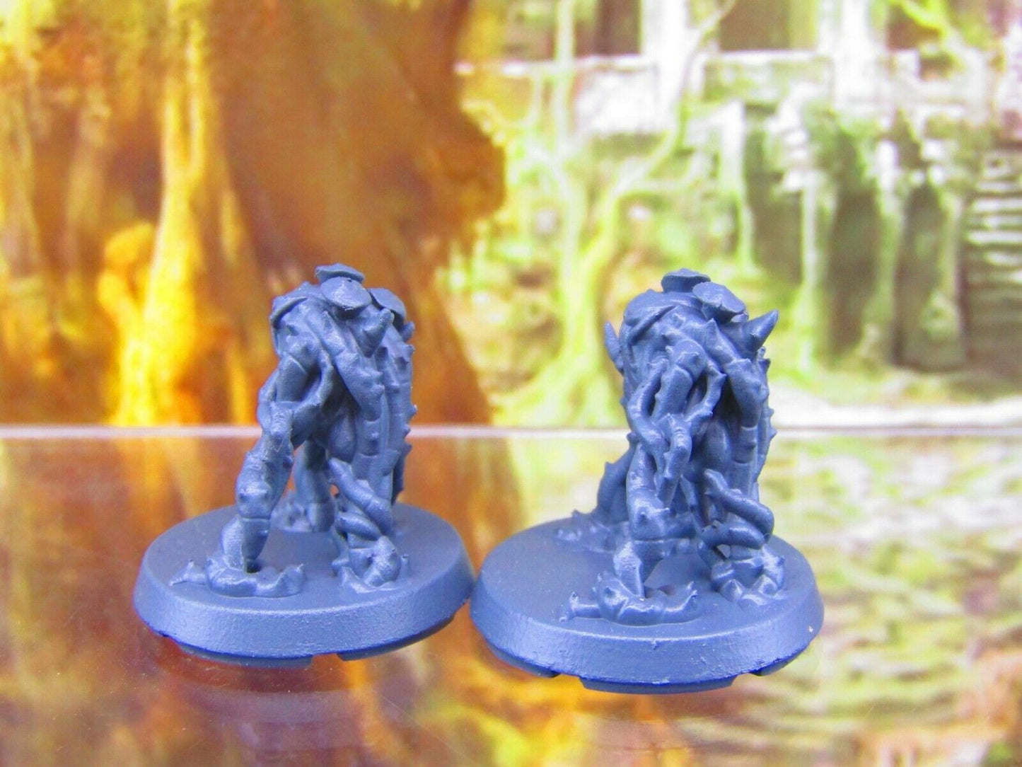 Vine Blight Sporeling Pair Mini Miniatures 3D Printed Resin Model Figure 28/32mm