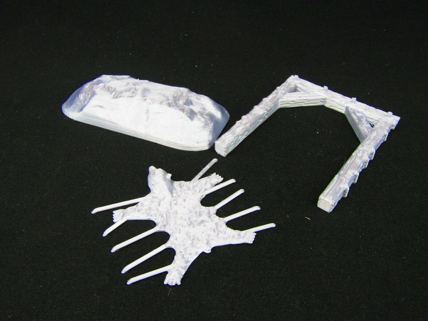 Bear Hide Tanning Mount Scatter Terrain Scenery 3D Printed Mini Miniature Model