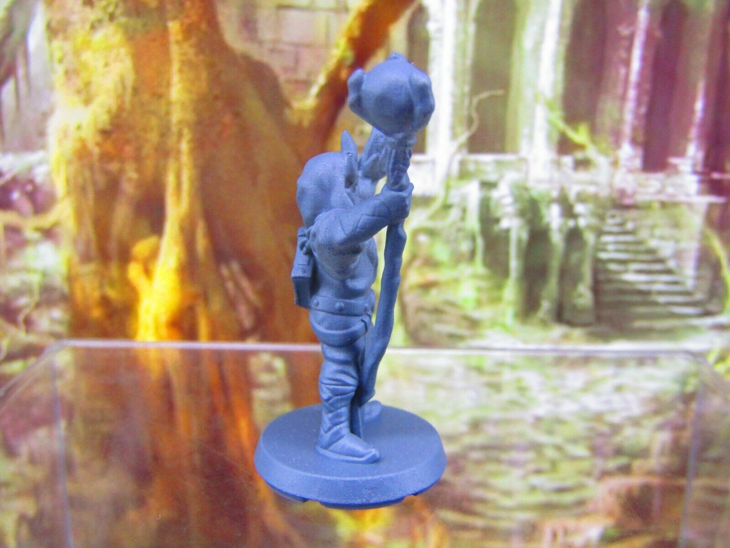 Evil Wizard Sorcerer Mage Mini Miniatures 3D Printed Resin Model Figure 28/32mm