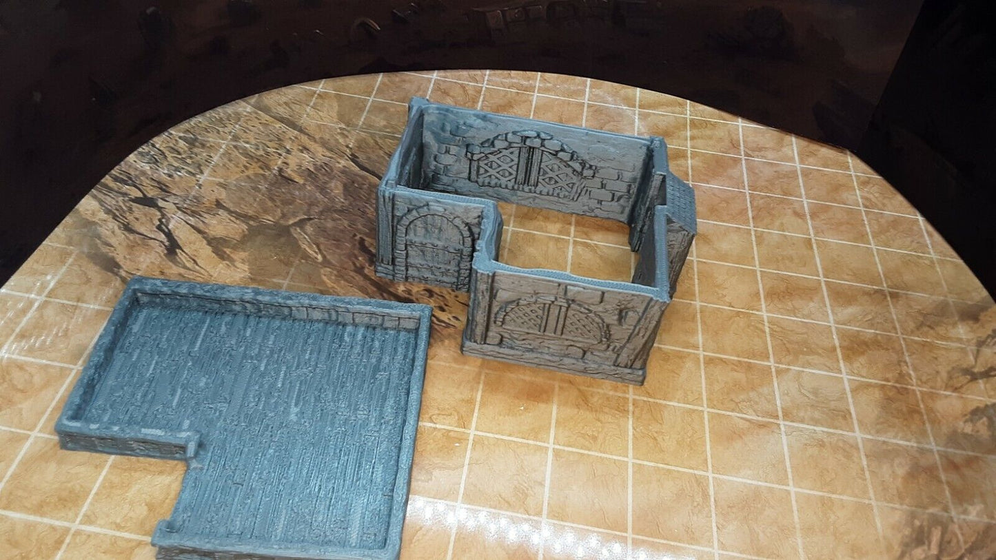 Small Arabian Desert House Removable Roof House Scatter Terrain Tabletop Scenery