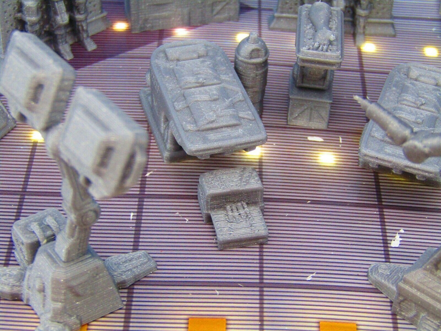 17pc Black Market Unlicensed Doctor's Office Laboratory Set Scenery SciFi Rpg
