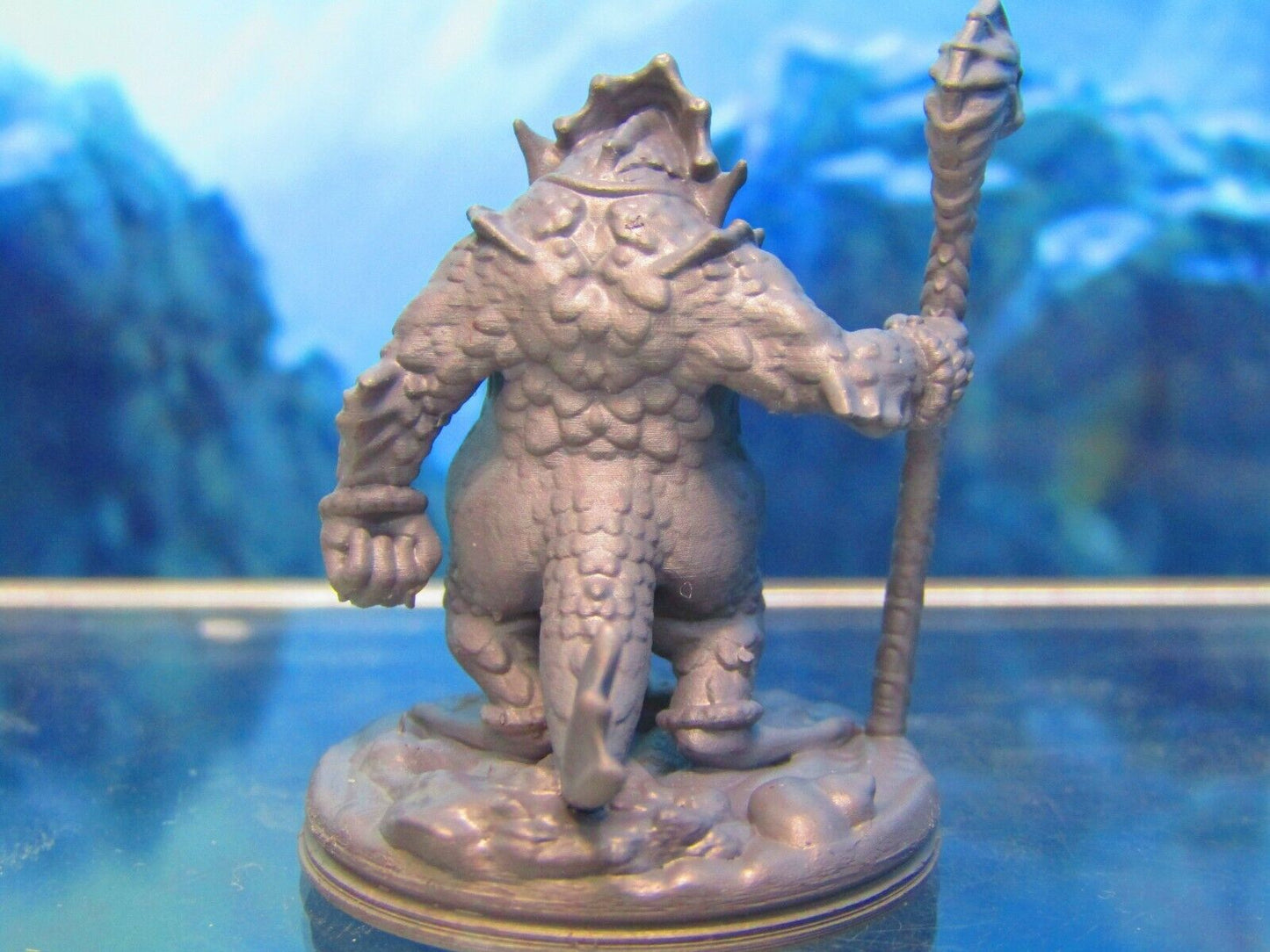 Sea Devil Shaman Priest Cleric Holyman Mini Miniature Figure 3D Printed Model