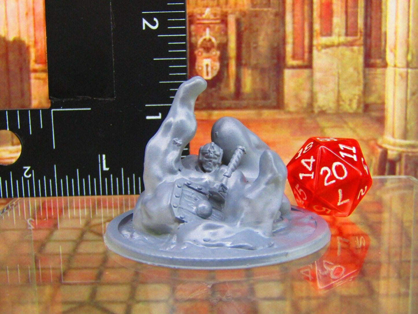 Slime Ooze Monster Mini Miniature Figure 3D Printed Model 28/32mm Scale RPG