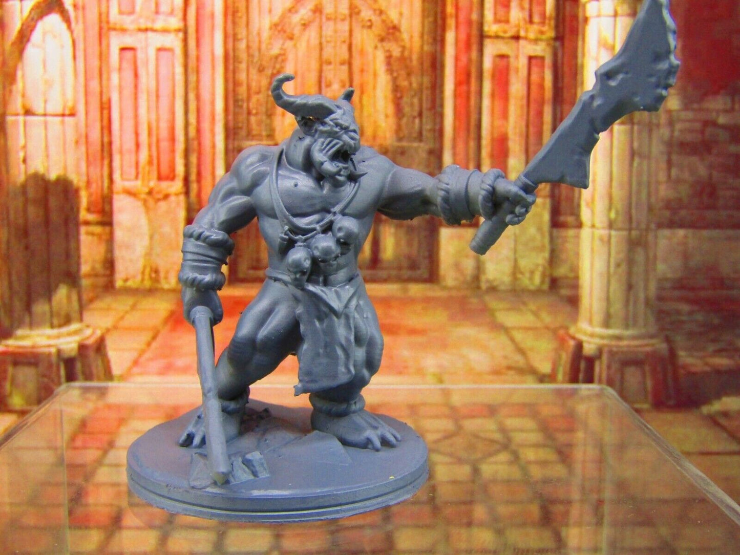 Orc Demon Hybrid Mini Miniature Figure 3D Printed Model 28/32mm Scale RPG