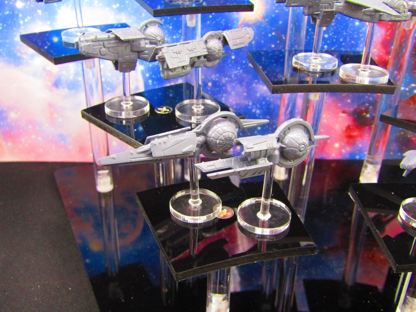 16pc Merconian Full Set W/ Flight Stands & Rods Astra Nebula Billion Suns