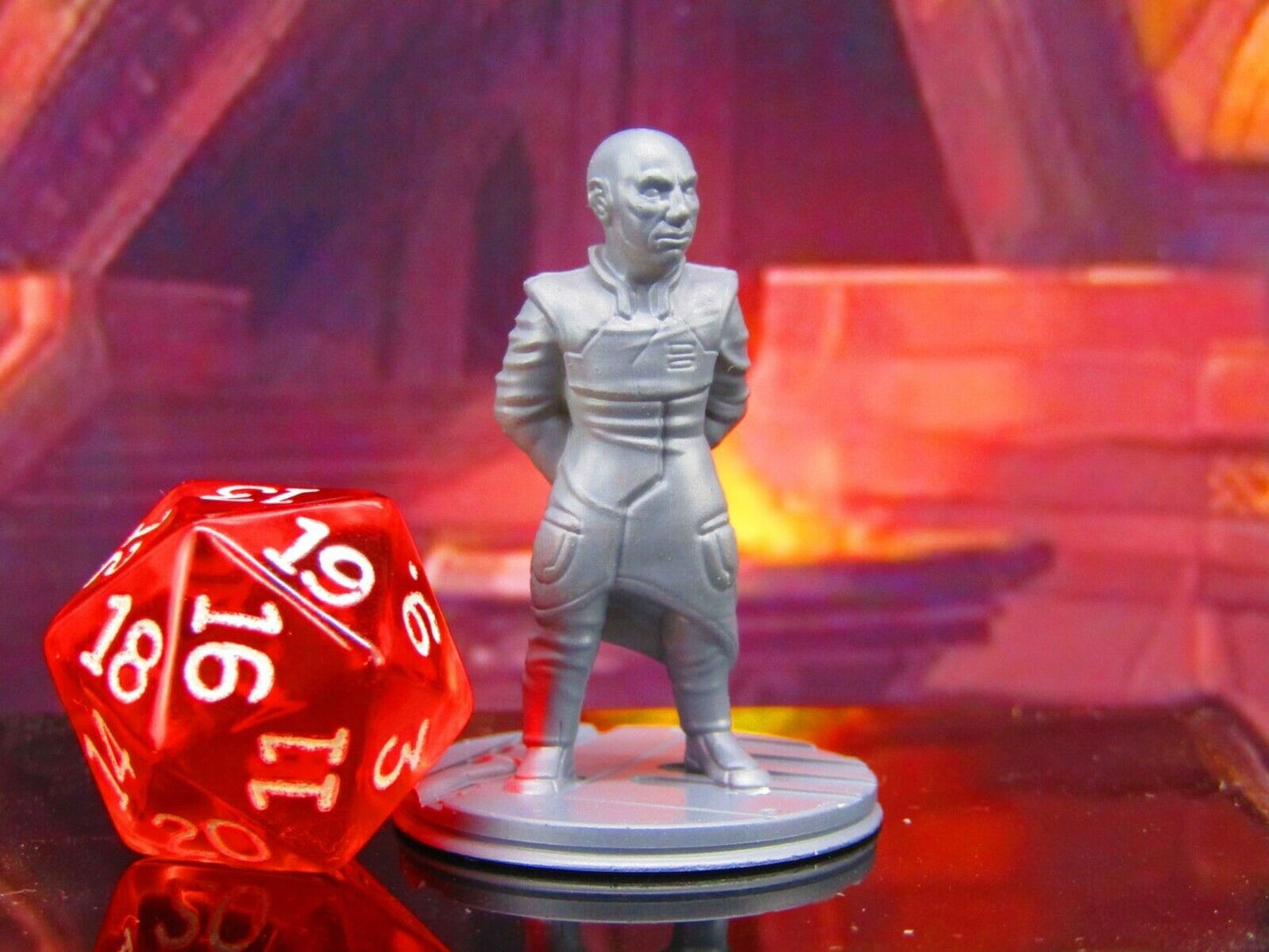 Sci Fi Scientist Professor B Mini Miniature Model Character Figure