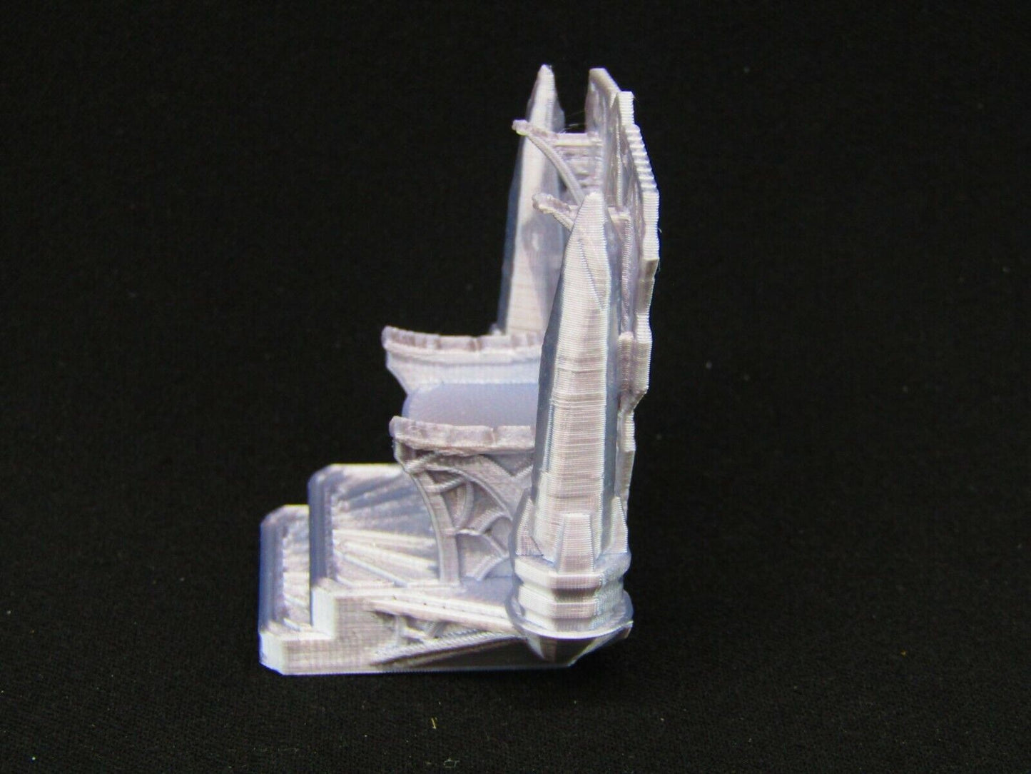 Royal King's Stone Throne Scatter Terrain Scenery 3D Printed Mini Miniature