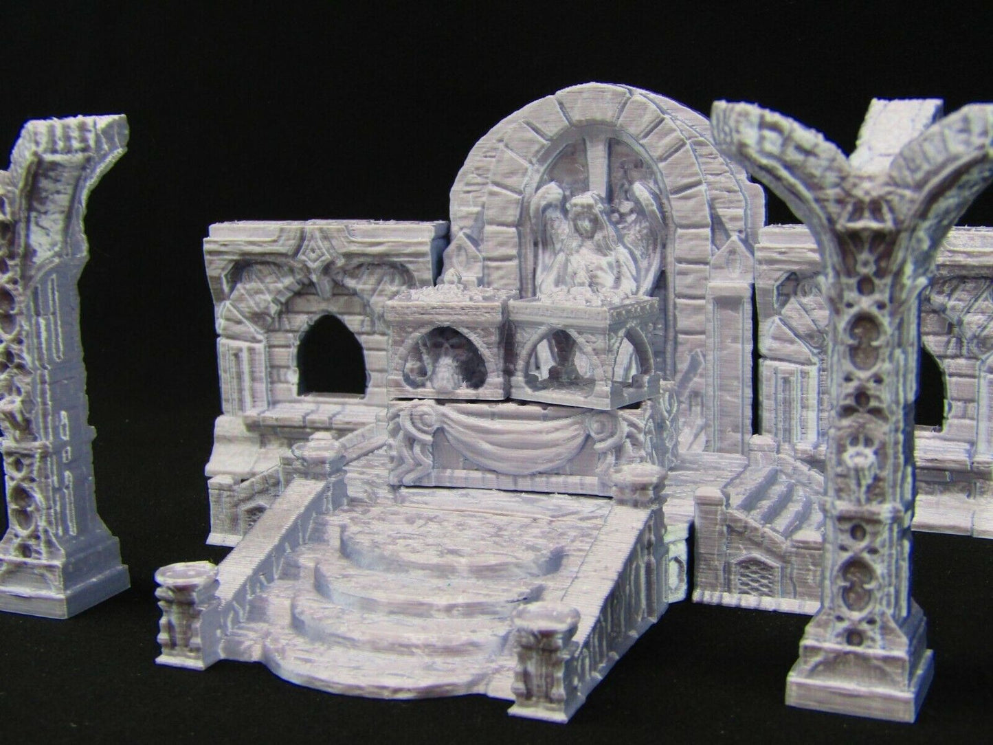 12pc Holy Altar & Religous Artifact Scatter Terrain Scenery 3D Printed Mini