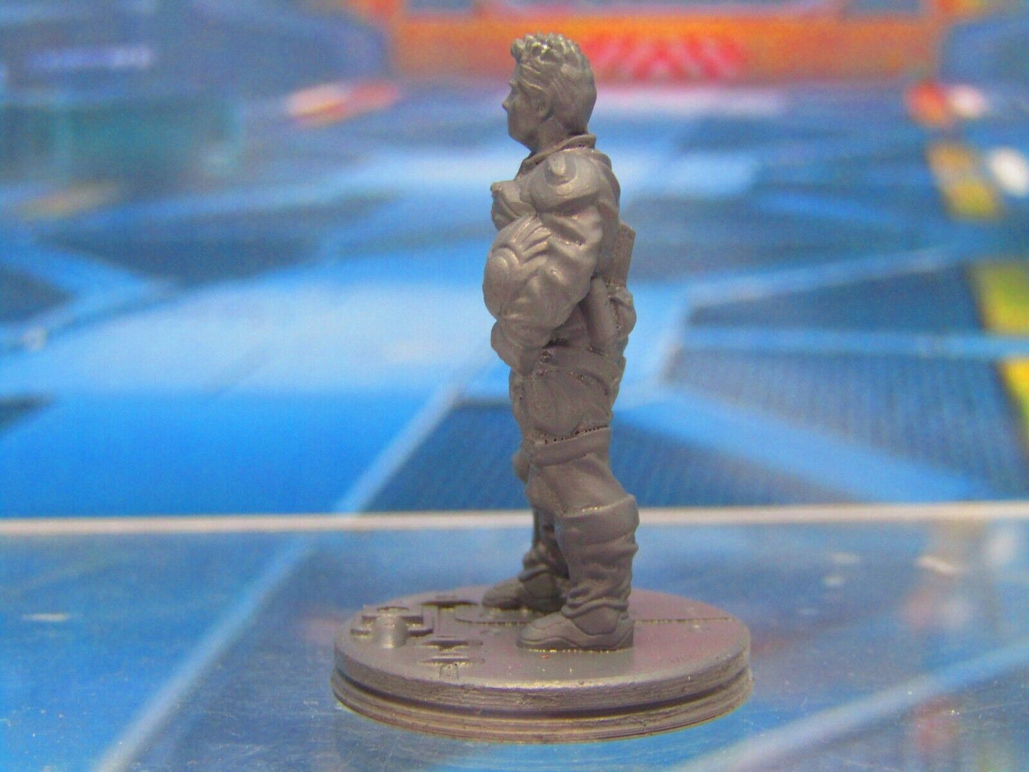 Human Spaceship Captain Fighter Pilot Mini Miniature 3D Printed Model 28/32mm