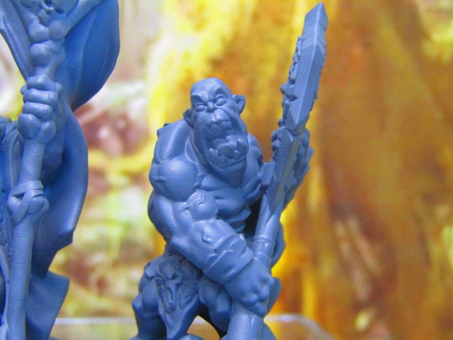 4pc Orc Tribe War Party Mini Miniature Figure 3D Printed Model 28/32mm Scale