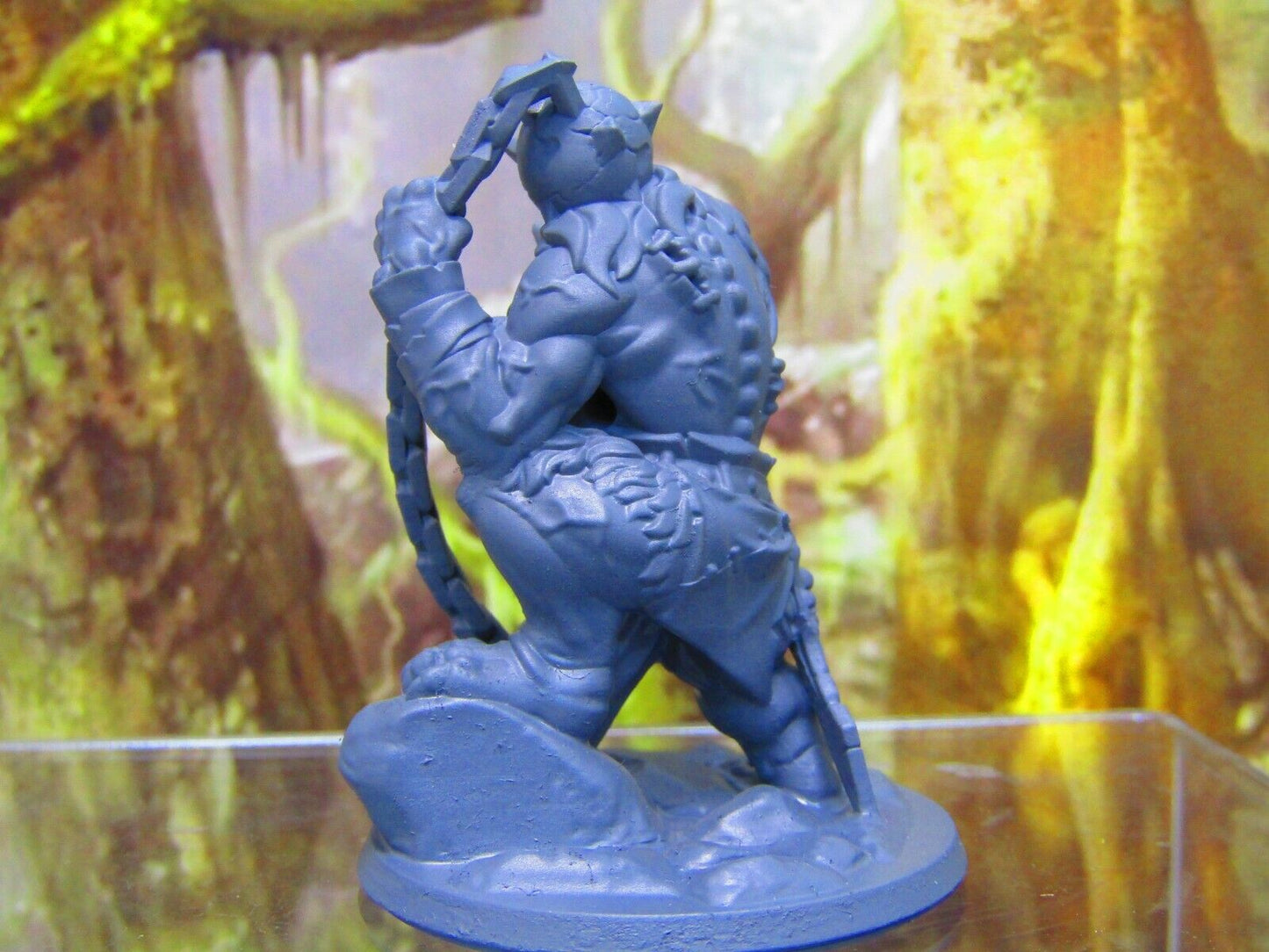 Troll Swinging Ball/Chain Mini Miniature Figure 3D Printed Model 28/32mm Scale