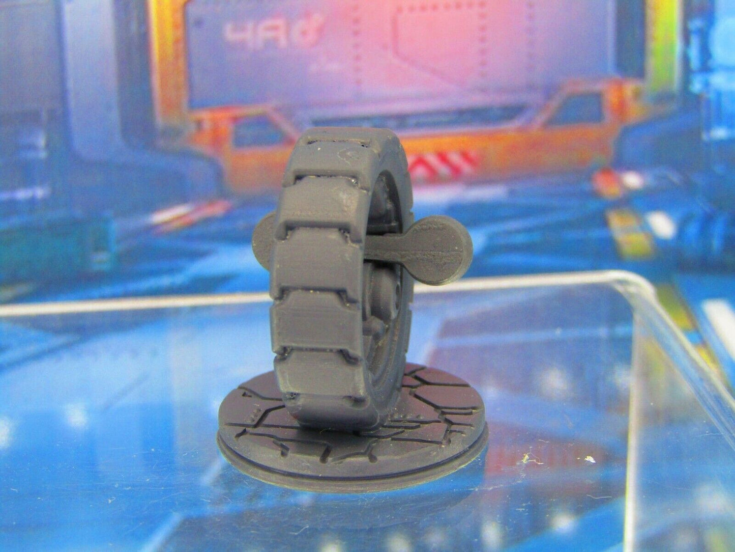 Uni Wheel Scout Drone Robot Robo Mini Miniature Figure 3D Printed Model 28/32mm