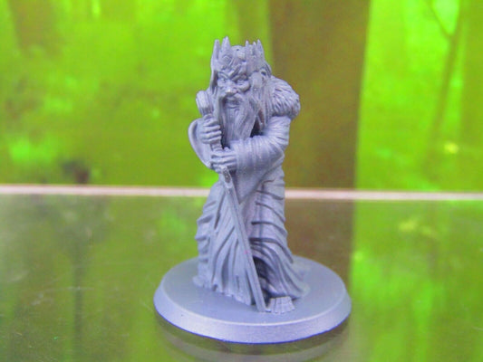 Aged Mad King Mini Miniatures 3D Printed Resin Model Figure 28/32mm Scale RPG
