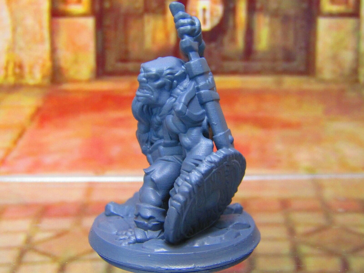 Goblin Fighter Warrior Soldier w/ Sword Mini Miniature Figure 3D Printed Model