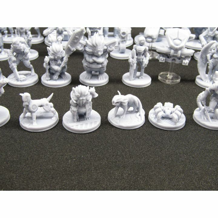 Sci Fi Mini Set 4 - 48 pc The Ignis Quadrant EC3D Miniatures