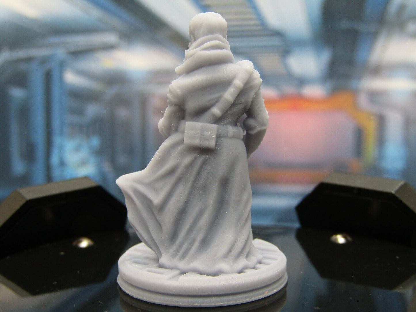 Space Cowboy Space Crew Mini Miniature Figure Scenery Terrain 3D Printed Model