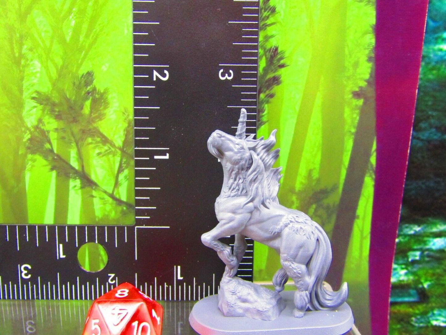 Unicorn Mythical Horse Mini Miniatures 3D Printed Resin Model Figure 28/32mm