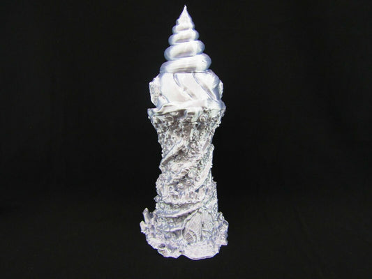 Wizards Sea Shell Tower Scatter Terrain Scenery 3D Printed Mini Miniature Model